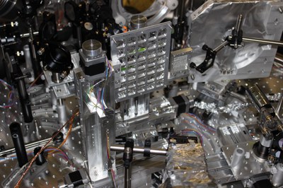 Experimental set-up for VEGA © CLPU