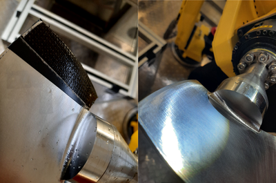 Cavitation - with and without laser shock peening