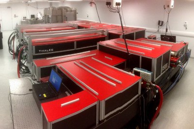 The SCAPA Thales 5 Hz, 350 TW laser
